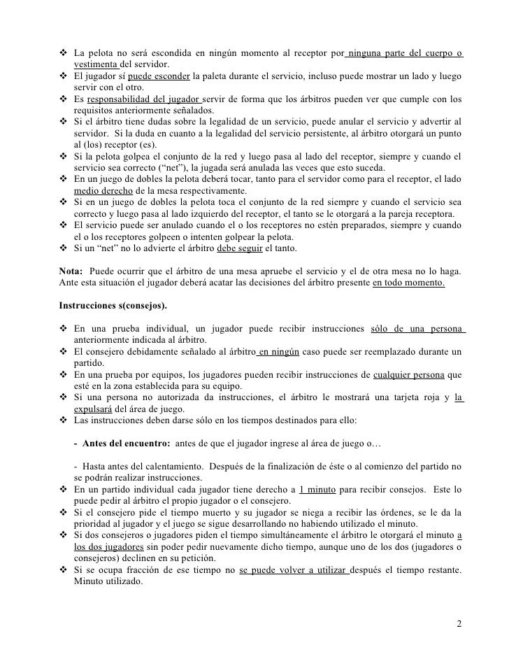 Manual de reglamento de juego para monitores