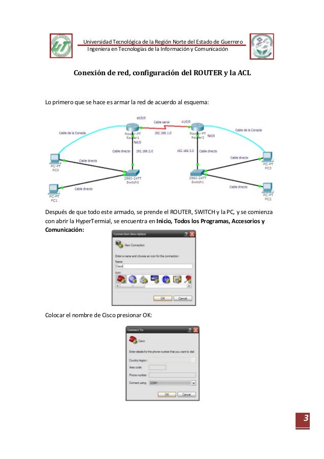 Manual de router y acl