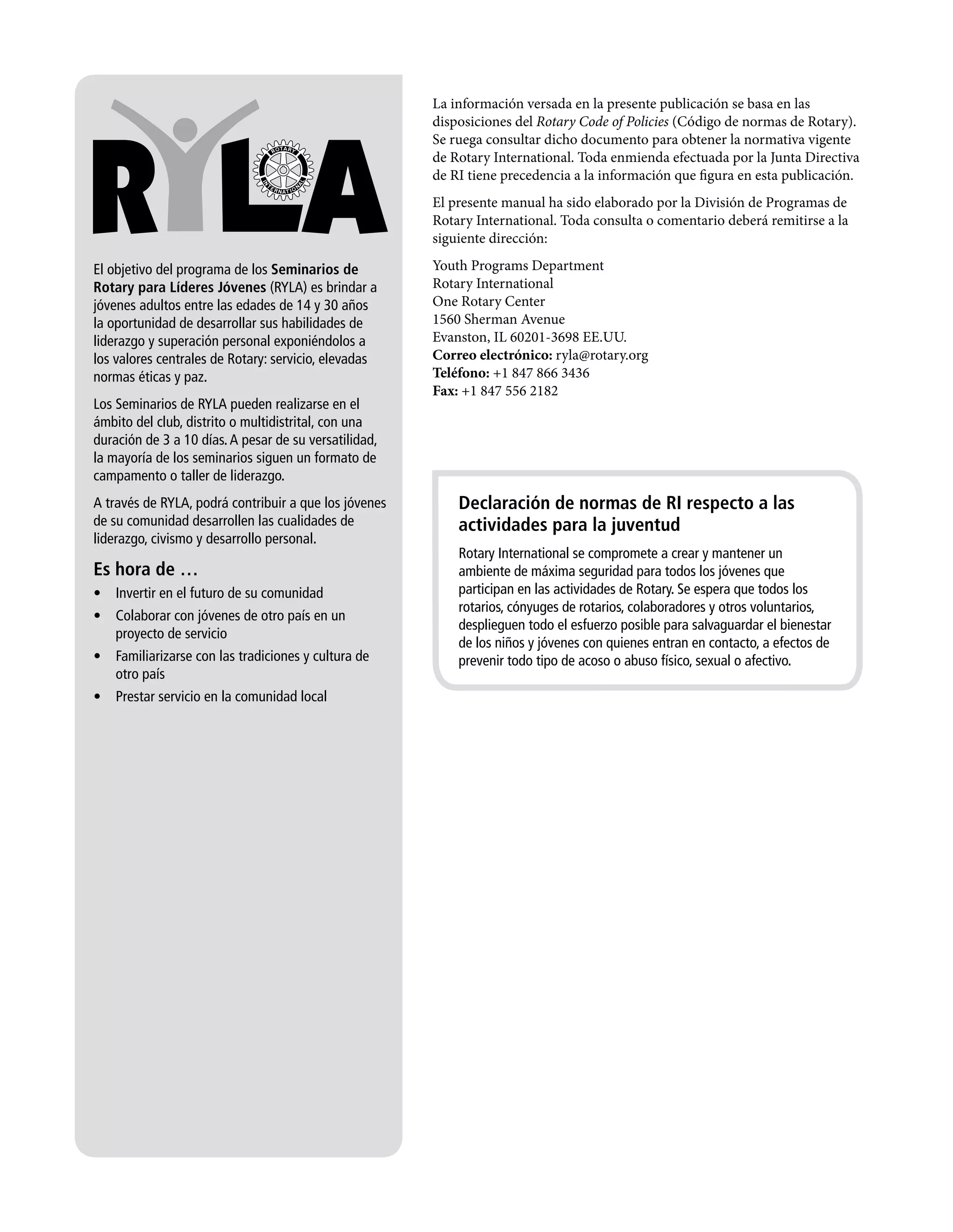 Rylla Intro Manual de ryla | PDF