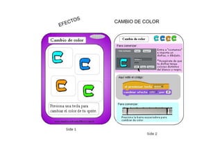 CAMBIO DE COLOR
 