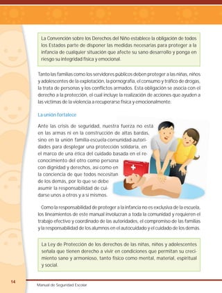 Manual de seguridad escolar | PDF