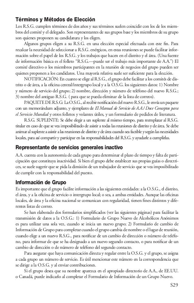 MANUAL DE SERVICIOS DE A.A