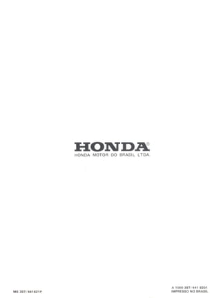 Manual de serviço 125 ecco (1982) - ms397441821 p