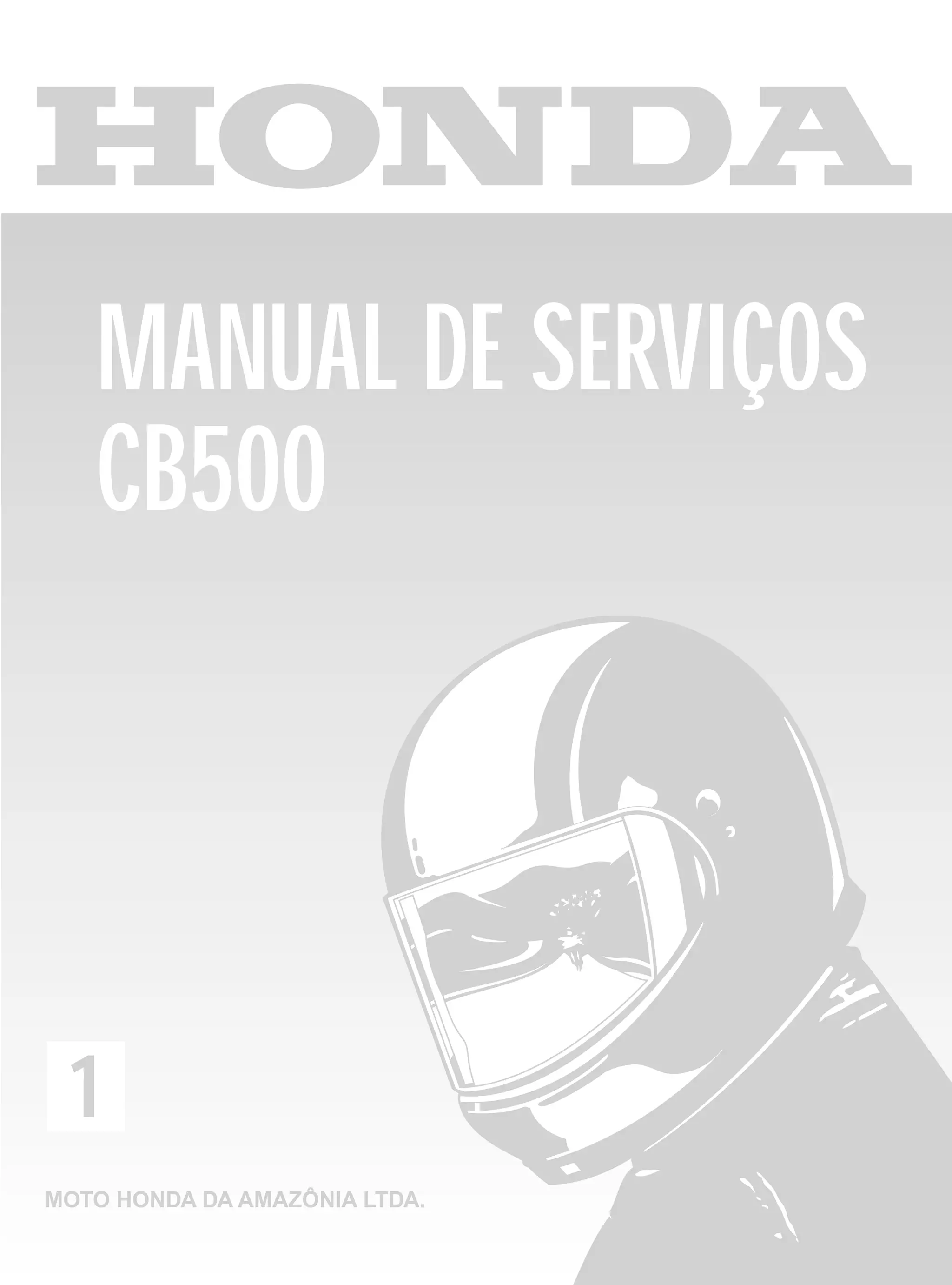 Manual de serviço cb500 capafc | PDF
