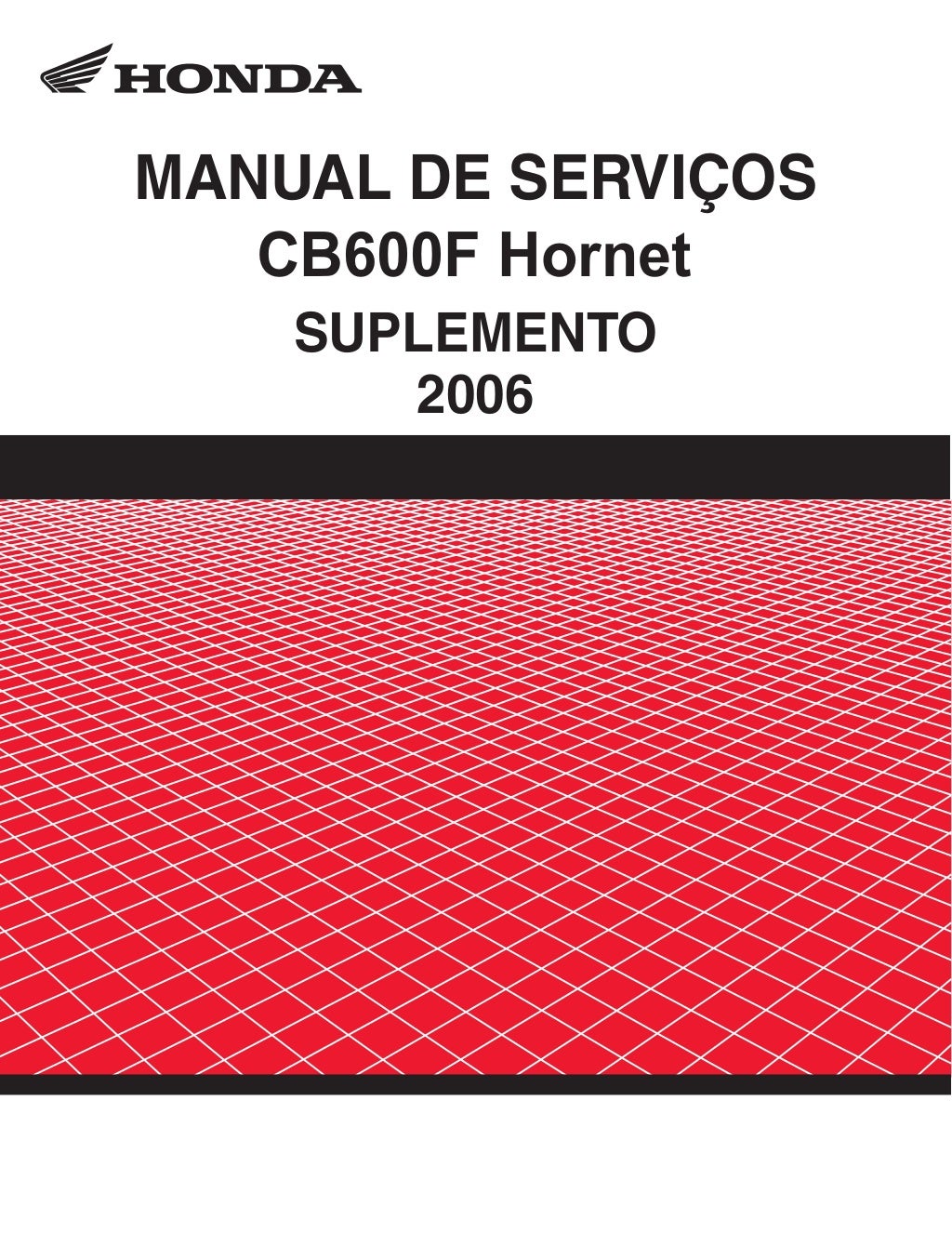 Honda cb600 manual