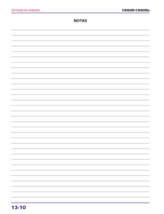 SISTEMA DE IGNIÇÃO
13-10
CR80R•CR80RB
NOTAS
 
