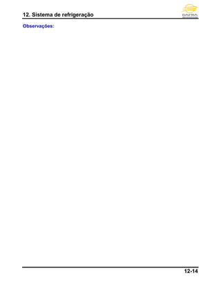 12. Sistema de refrigeração
12-14
Observações:
 