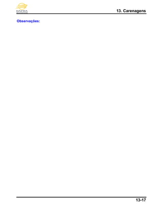 13. Carenagens
13-17
Observações:
 