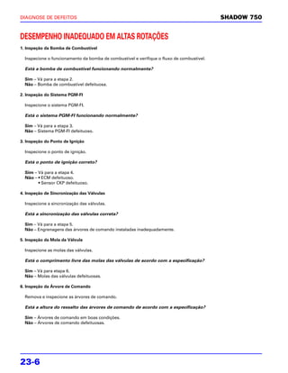 Manual de serviços shadow 750