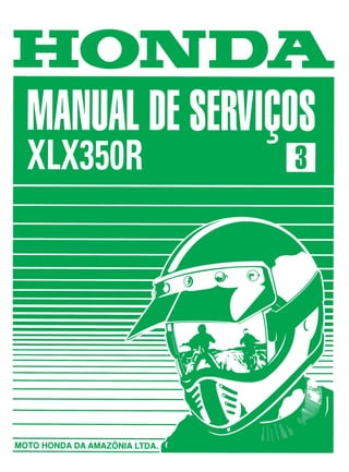Manual de serviço xlx350 r   00x6b-kv2-603 capa