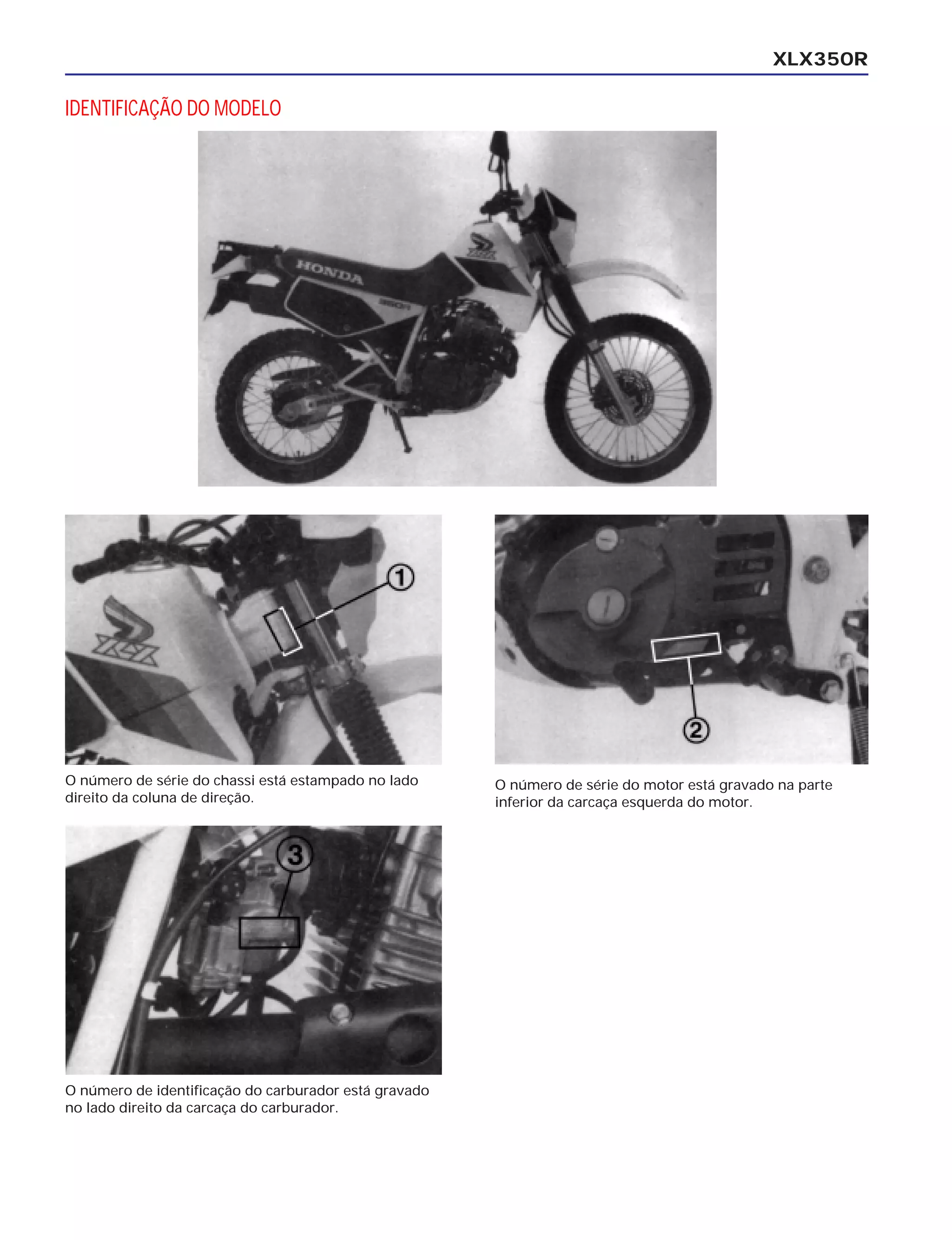 Manual de serviço xlx350 r informac | PDF