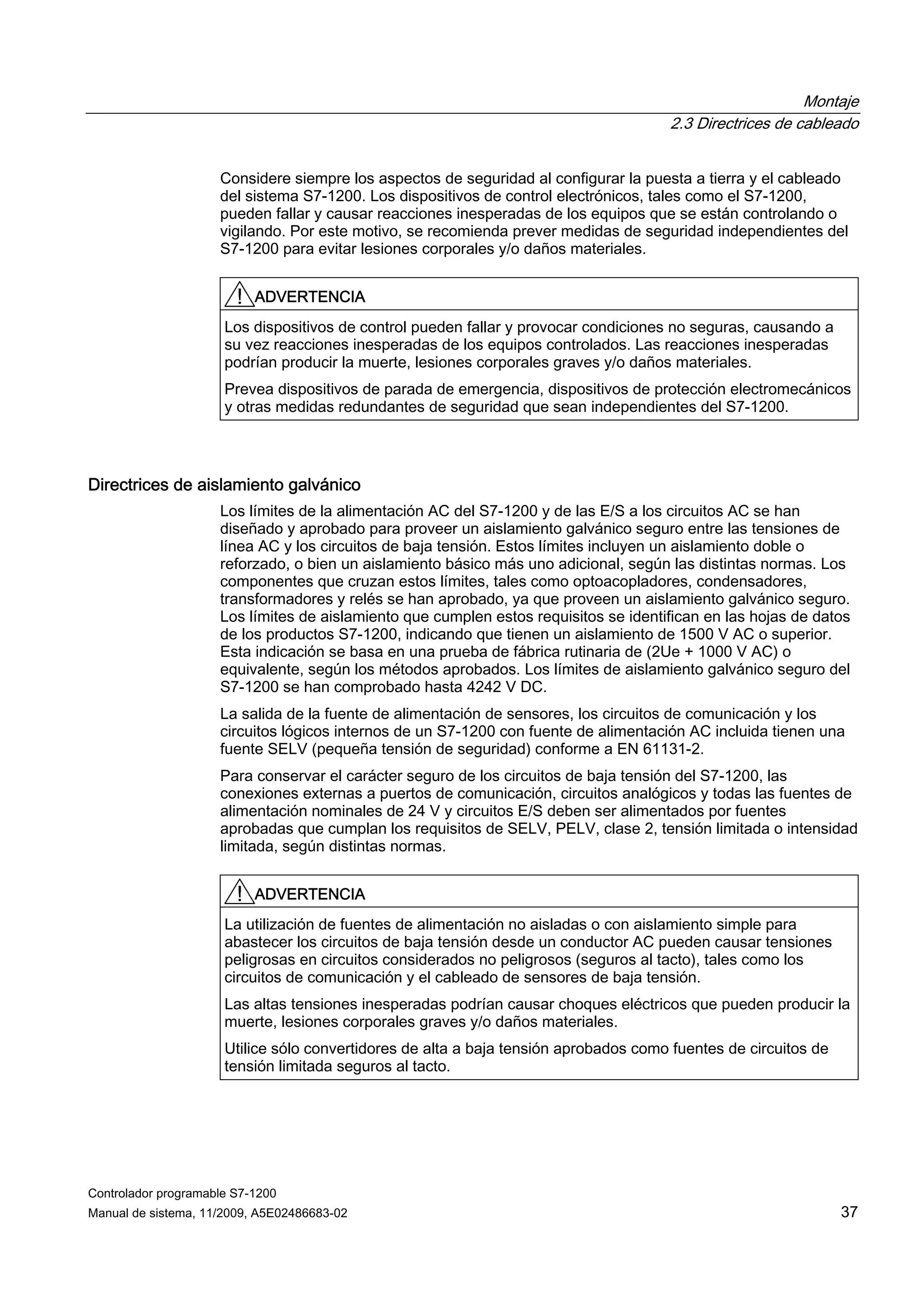 Manual de sistema_ Simatic S7 1200 | PDF