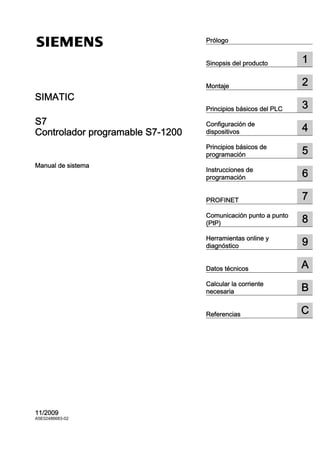 Manual de sistema_ Simatic S7 1200 | PDF