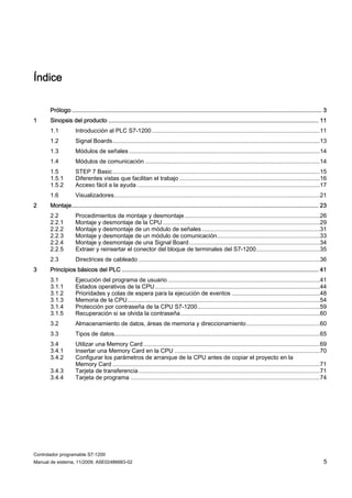Manual de sistema_ Simatic S7 1200 | PDF