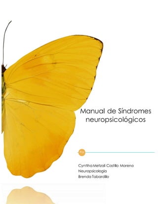 Manual de Síndromes
neuropsicológicos
Cyntiha Metzali Castillo Moreno
Neuropsicología
Brenda Tabardillo
Por
 