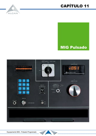 CAPÍTULO 11
MIG Pulsado
Equipamento MIG - Pulsado Programado
 