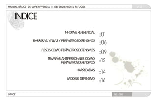 Manualde supervivencia refugio