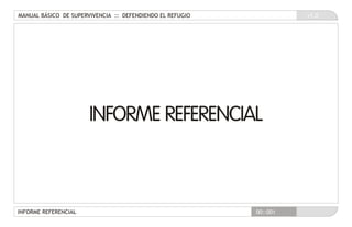 Manualde supervivencia refugio