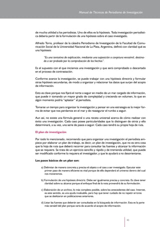 Manual de Técnicas de Periodismo de Investigación - La experiencia paraguaya