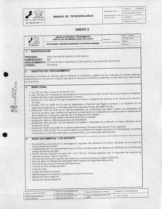 Manual de tecnovigilancia