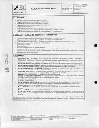 Manual de tecnovigilancia