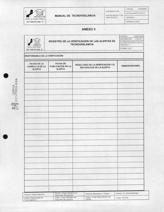 Manual de tecnovigilancia