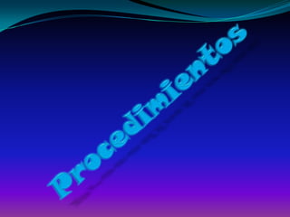 Procedimientos