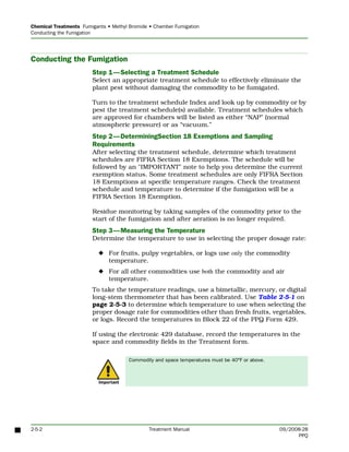 Fumigation Instructions.pdf Manual de tratamientos usda | PDF