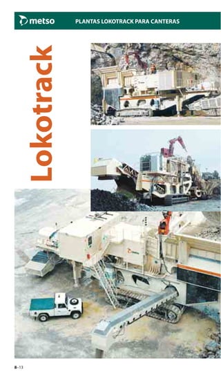 8–13
Lokotrack
PLANTAS LOKOTRACK PARA CANTERAS
 