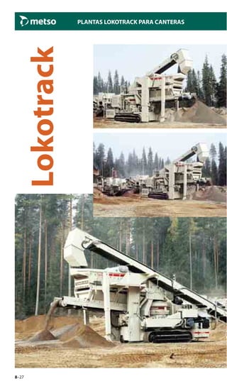 8–27
Lokotrack
PLANTAS LOKOTRACK PARA CANTERAS
 