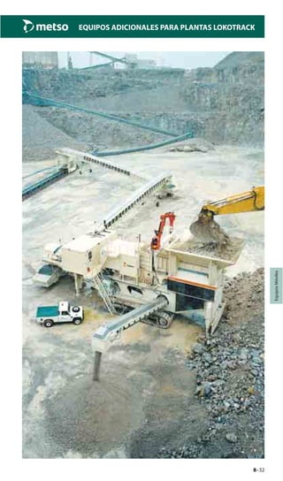 8–32
EQUIPOS ADICIONALES PARA PLANTAS LOKOTRACK
EquiposMóviles
 