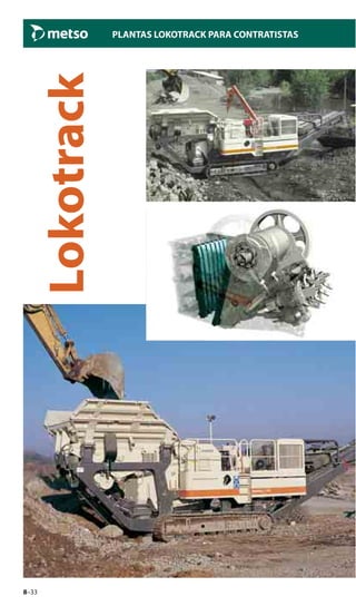 8–33
PLANTAS LOKOTRACK PARA CONTRATISTAS
Lokotrack
 