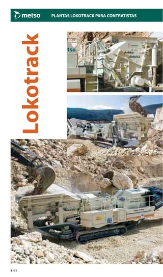 8–51
PLANTAS LOKOTRACK PARA CONTRATISTAS
Lokotrack
 