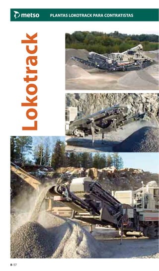 8–57
PLANTAS LOKOTRACK PARA CONTRATISTAS
Lokotrack
 