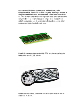 Manual de un correcto mantenimiento