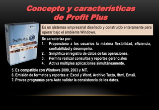 Manual de uso de Profit Plus | PPTX