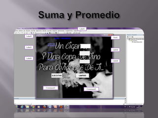 Label1
Label2
Label3
Label5
Label4
Label6
Text1
Command1
Command2
 