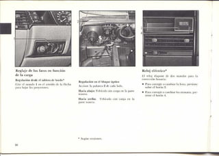 Manual de Usuario Renault 9/11 (1985)