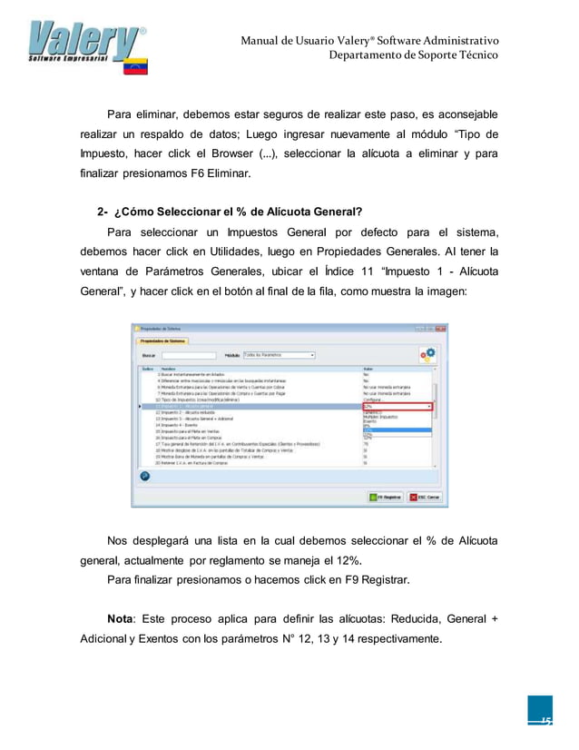 Manual de usuario de Valery Software Administrativo Versión 2013 Edición 2014