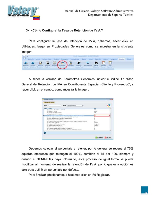 Manual de usuario de Valery Software Administrativo Versión 2013 Edición 2014
