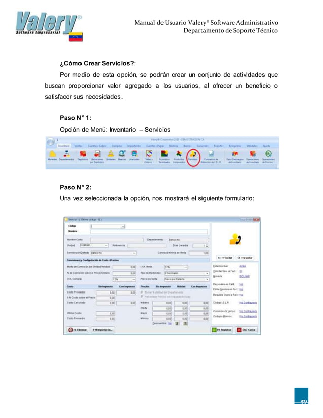 Manual de usuario de Valery Software Administrativo Versión 2013 Edición 2014
