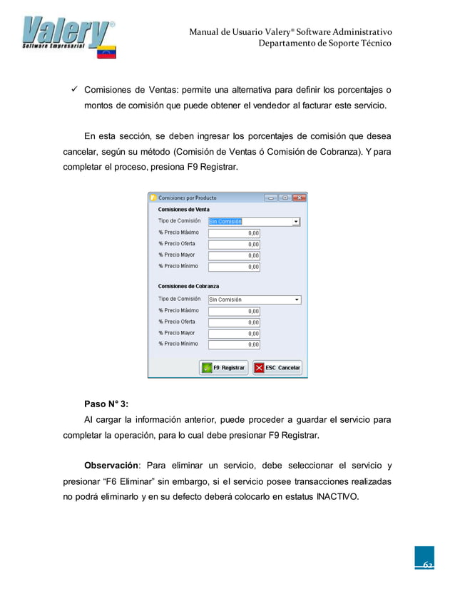 Manual de usuario de Valery Software Administrativo Versión 2013 Edición 2014