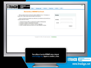Manual de usuario itrack | PDF