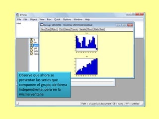 ¡¡Ahora de aprender a crear Grupos!!Primeramente, se debe seleccionar las series de intereses, clic derecho, open/as Group.