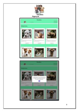 Peluditos
Página de
adopciones
8
 