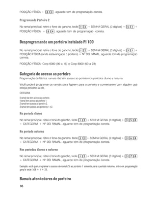 Manual de Usuário Central Corp 8000 Intelbras - LojaTotalseg.com.br