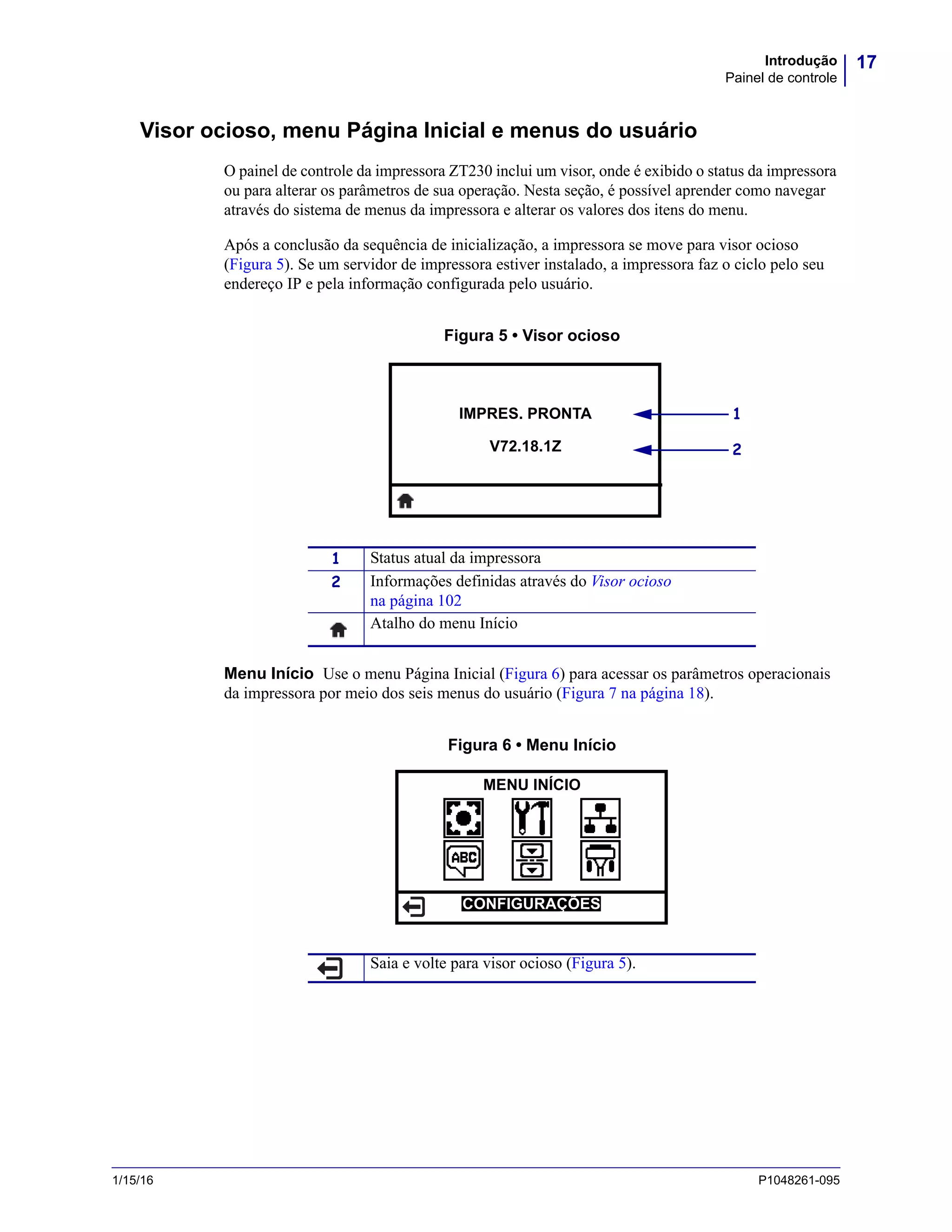 ZT230 - Manual de Usuário Para Impressora | PDF