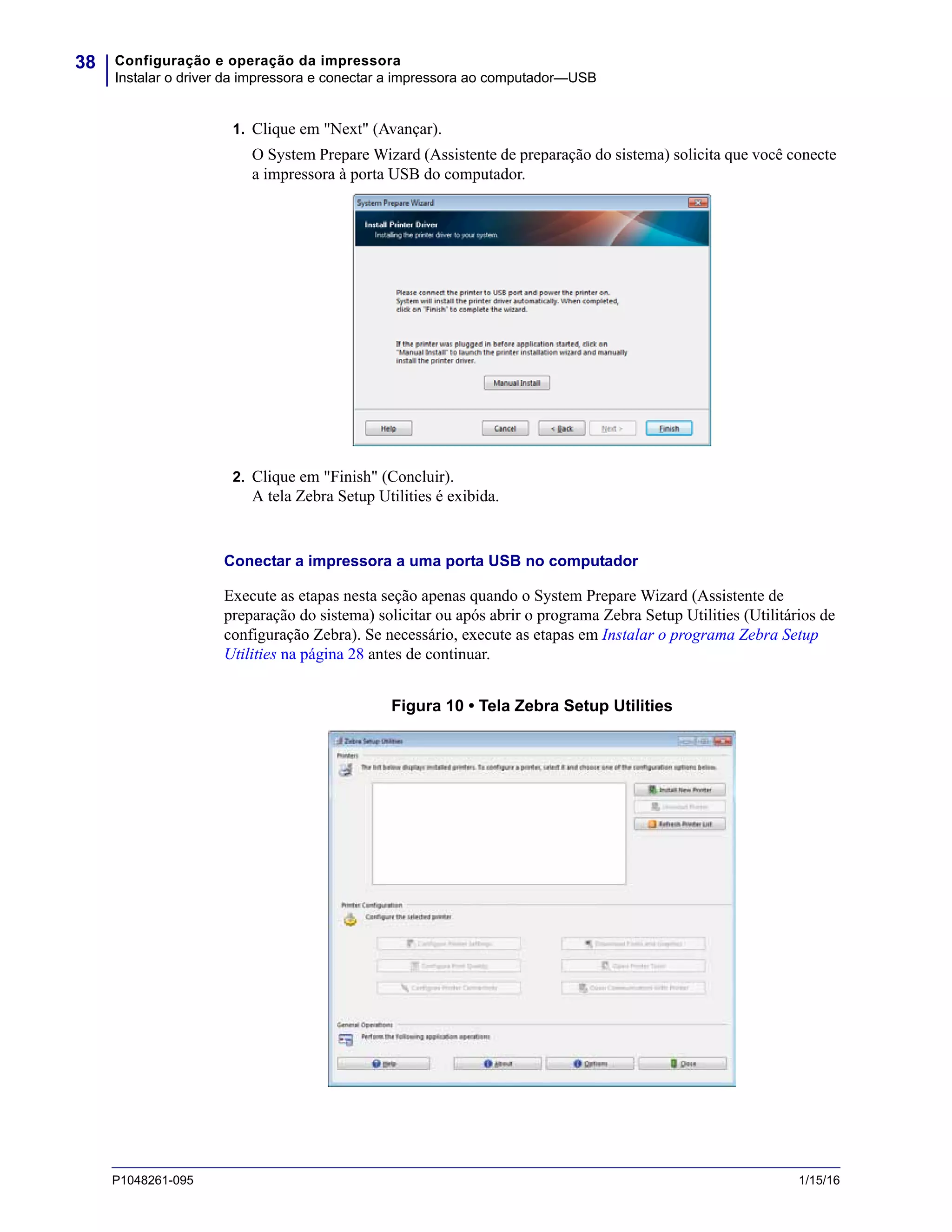 ZT230 - Manual de Usuário Para Impressora | PDF