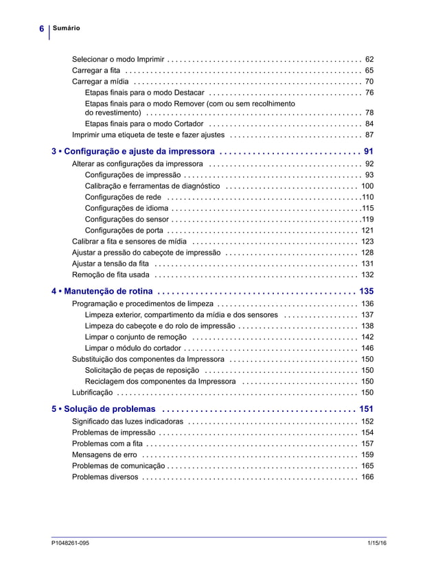 ZT230 - Manual de Usuário Para Impressora | PDF