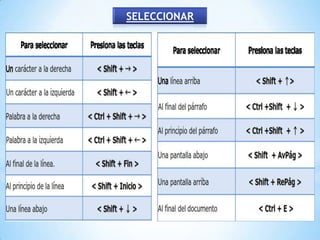 SELECCIONAR
 